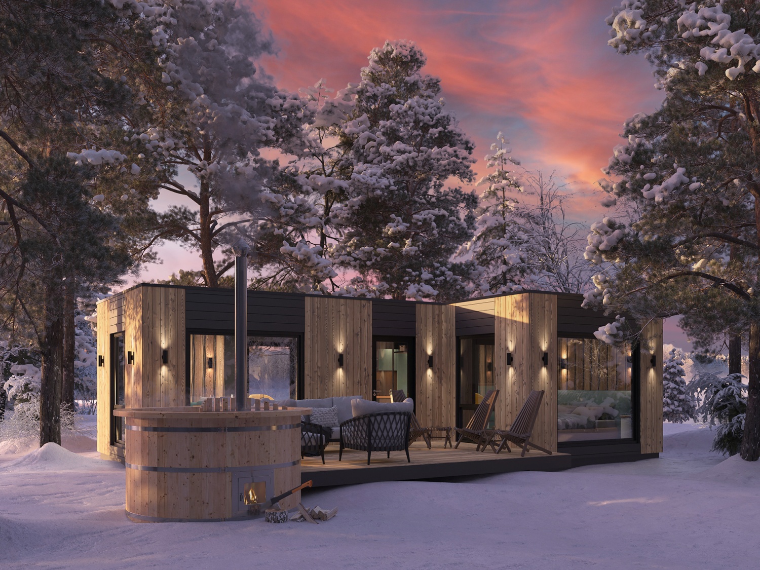 Наши дома в глэмпинге "ТОЧКА НЕМО"